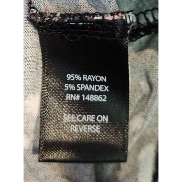 Torrid Super Soft Sleep Shirt Button-Down Black Zodiac Print Sz 1 Rayon Spandex - Picture 9 of 10